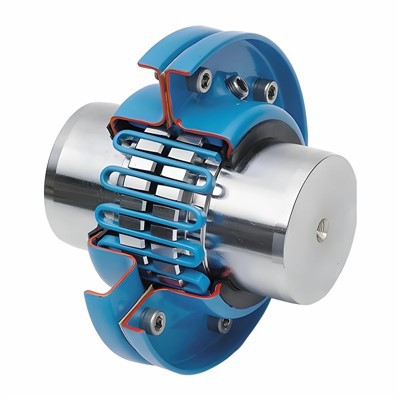 High-speed Snake Spring Coupling